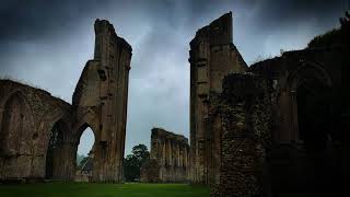 Thunderstorm Sounds at Glastonbury Abbey Ruins | Thunder & Rain Sounds for Sleeping & Insomnia