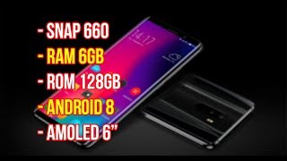 Trên tay Elephone U Pro - Galaxy S9 Killer: SND 660- RAM 6GB- ROM 128GB- Amoled 6"