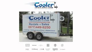 Portable Refrigerated Cargo Trailers- Cooler Trailers builds superior refrigerated cargo trailers