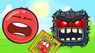 НОВЫЙ КРАСНЫЙ ШАРИК 4 - ШАР В ПОДЗЕМЕЛЬЕ  мультик игра   RED BALL 4 - Volume 5 INTO THE CAVE