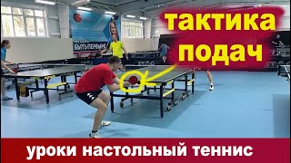 КРУТАЯ ТАКТИКА ПОДАЧ В НАСТОЛЬНОМ ТЕННИСЕ. настольный теннис шиповик.