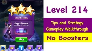 Bejeweled Stars Level 214 Tips and Strategy Gameplay Walkthrough No Boosters