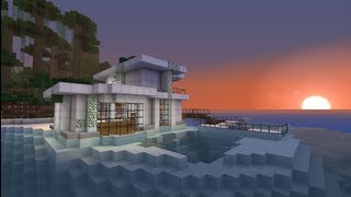 Как построить красивый дом в Minecraft ( Modern house )