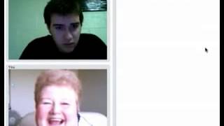 Бабка ржет в chatroulette
