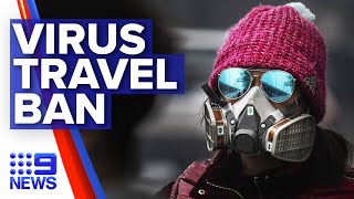 Australia extends coronavirus travel ban | Nine News Australia