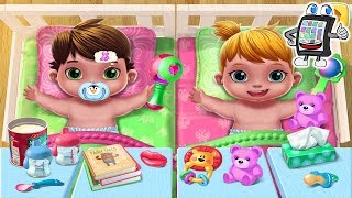 BABY ZWILLINGE App deutsch | Zwei Schreihälse halten Nina auf Trab - Baby Twin Terrible Two
