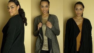 DIY offener Cardigan