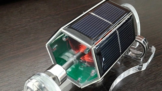 Солнечный электромотор Solar electric motor