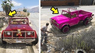 O que acontece se pegar o carro do trevor escondido e devolver ROSA? GTA 5