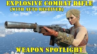 Fallout 4: Weapon Spotlights: Explosive Combat Rifle (With Automatic Receiver)