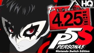 Persona 5 S Announcement? (P5S) Nintendo Switch Version in the works?