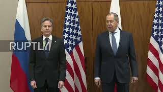 Greeting hitch! Lavrov offers Blinken elbow bump, but US top diplomat goes with handshake