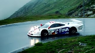 McLaren F1 GTR Long Tail - Driving on Wet Mountain Road
