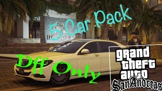 GTA SA ANDROID.5 Car pack.no txd only dff
