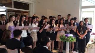 青年組在Luis&Julia婚禮祝歌「伊甸園的誓言」