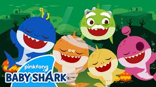 Halloween Zombie Sharks | Halloween Shark Family | Baby Shark Monthly 