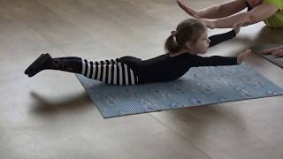 Гимнастика для детей. Укрепление спины |Gymnastic for kids|Miss Katy gymnastic|Не мисс Николь