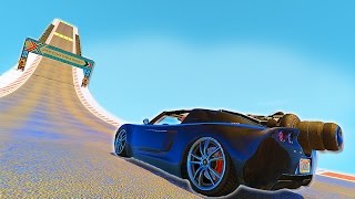 РАЗГОН МАШИНЫ РАКЕТЫ С УСКОРЕНИЕМ ДО 1000 КМ/Ч В GTA 5 ONLINE (ОБНОВЛЕНИЕ В ГТА 5 ЛИХАЧИ И ТРЮКАЧИ)