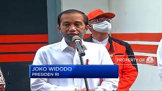 Tinjau Penyaluran Bansos, Ini Pesan Jokowi