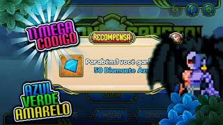 11 MEGA CÓDIGOS DE 1200 DIAMANTE AZUL,VERDE,AMARELO Dragon Crystal