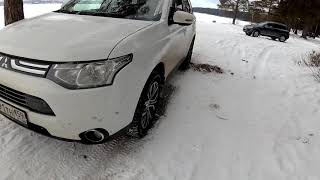 Тест полного привода Mitsubishi Outlander (2013г.в.) на роликах