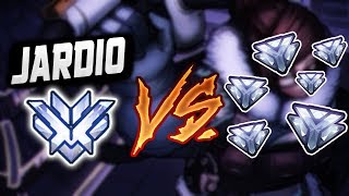 JARDIO GRAND MASTER  VS DIAMONDS! EZ WIN? [ OVERWATCH SEASON 7 TOP 500 ]