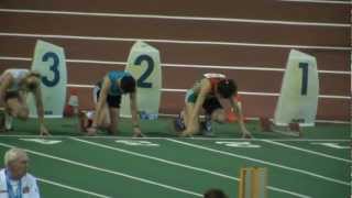 60m W35 Semifinal - European Master Indoor - San Sebastian 2013
