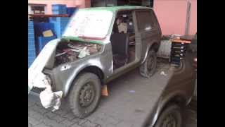 Lada NIVA 1986 LKW olivgrün matt
