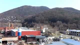 Улица Малышева в феврале 2015 года, стоительство новых домов. Lazarevskoe - SOCHI - RUSSIA