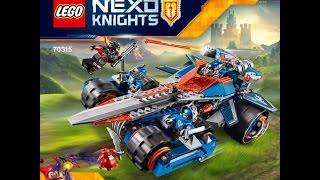 LEGO® Nexo Knights 70315 Устрашающий разрушитель Клэя. Инструкция по сборке