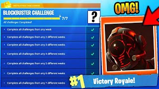 *New* BLOCKBUSTER SKIN ALL COLORS AND CUSTOMISATION OPTIONS ( Fortnite Battle Royale)