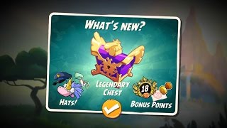 Angry Birds 2 New update 2017 NEW HATS (Easter Hat, Work Hat, Mythic Hat)