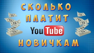 Сколько платит Ютюб начинающим  за просмотры и как забрать деньги