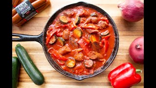 Vegan Sausage Casserole I The Buddhist Chef