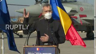 Romania: NATO's Stoltenberg warns of 'full fledged invasion' by Russia at Ukrainian border