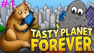 Tasty Planet Forever прохождение на 3 звезды #1 Играем Котиком (уровни 1-5)
