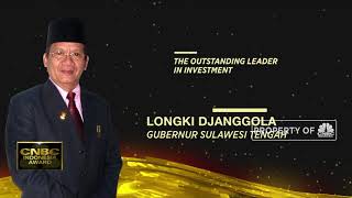 Longki Djanggola Raih The Outstanding Leader In Investment 2020