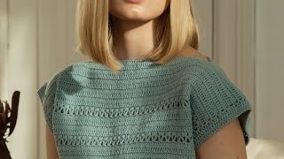 Crochet pattern for top - Узор крючком для топа