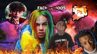 RAPPERS WITHOUT FACE TATTOOS!!!/XXXTENTACION/LIL SKIES/69/LIL PEEP