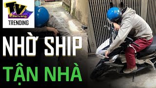 Nhậu say người đàn ông viết sẵn tờ giấy nhờ ship tận nhà