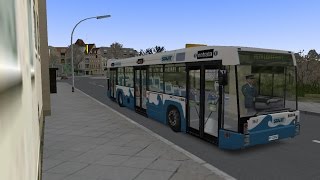 OMSI 2 Autodromo Busotto (3 door) Repaint Rimini (START) | Linea 86 stadthausbrücke (Städtedreieck)
