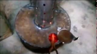 Приставка на отработке для дровяной буржуйки