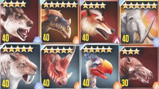 All New Glacier Creatures w/ All Signature ATTACKS! | Jurassic World The Game