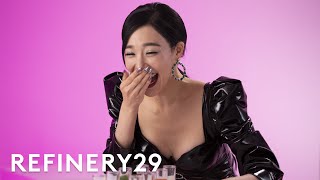 Tiffany Young Drinks Gross Shots While Singing | Sip & Spill | Refinery29
