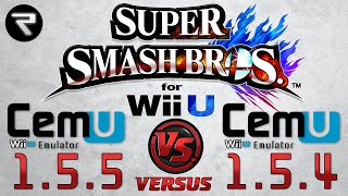Cemu 1.5.5 VS Cemu 1.5.4 | SM4SH/Super Smash Bros 4 Wii U | iGPU Gameplay Test