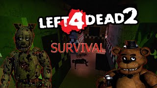 Left 4 Dead 2: "FIVE NIGHTS AT FREDDY'S 3" Pizzeria Survival Map Gameplay!
