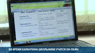 В школах во время карантина дети учатся он-лайн