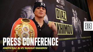 Joseph Diaz Jr & Shavkat Rakhimov Talk World Title Fight, Face Off At Press Conference