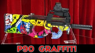 P90 GRAFFITI HYDROGEL BLASTER ELEKTRISCH