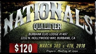 FINAL DAY  - 3-Cushion USBA, Elk's Lodge, Nationals Qualifier